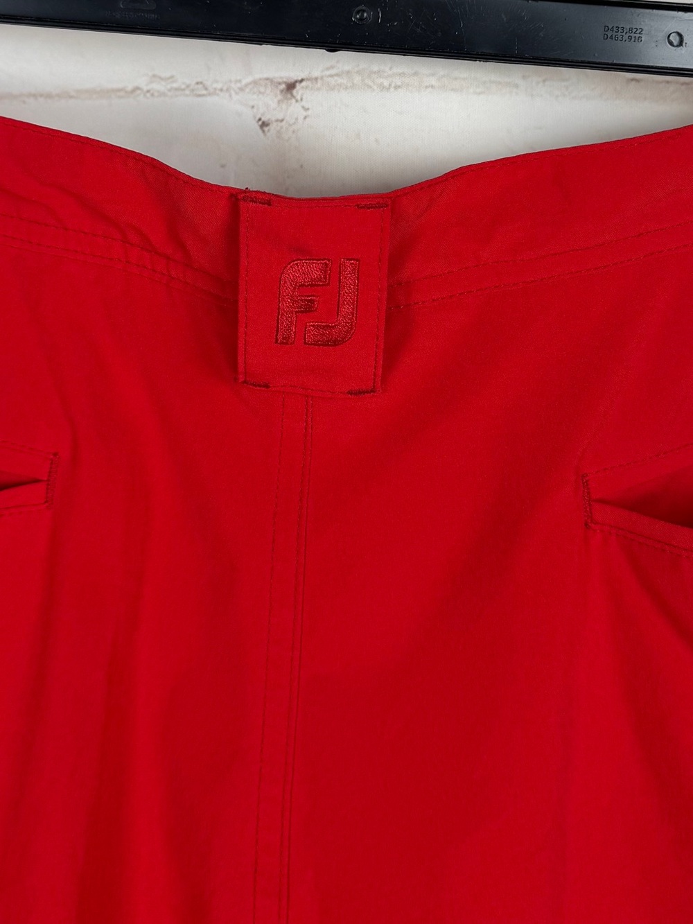 Footjoy Golf Shoes Men’s 36 Crimson Red Performance Stretch Chino 8” Inseam - Picture 4 of 7